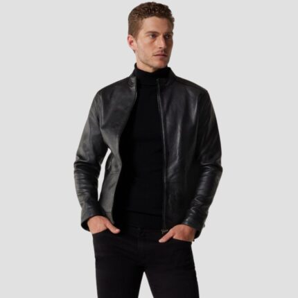 black leather jackets for men