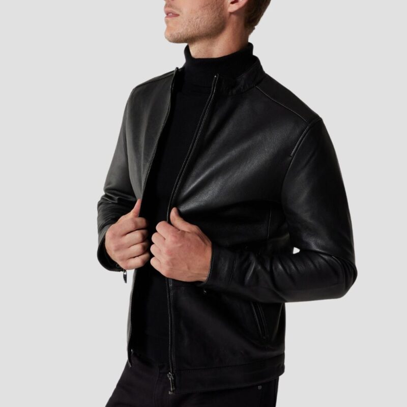 black leather jackets for mens