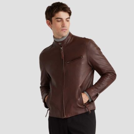 brown leather jackets for mens