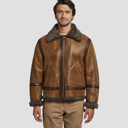 genuine leather shearling jackets