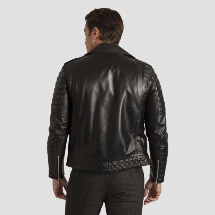 leather moto jacket mens