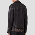 men leather biker jacket