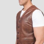 lambskin stylish vest