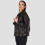 lambskin stylish leather outfits