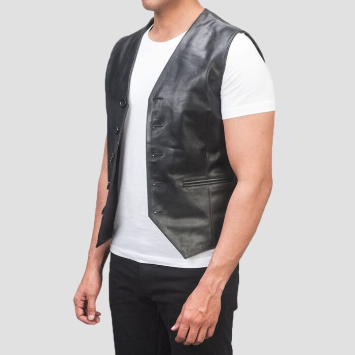 lambskin vest for men