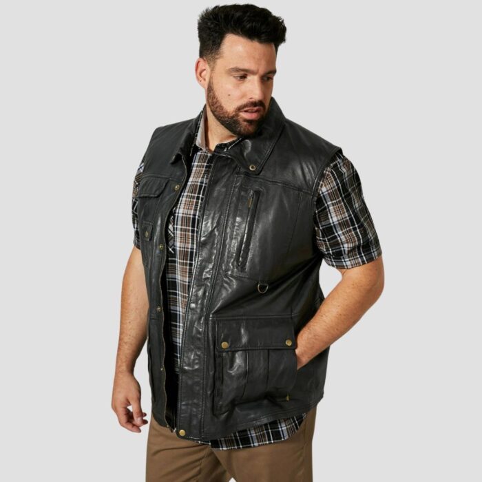 lambskin vest for mens