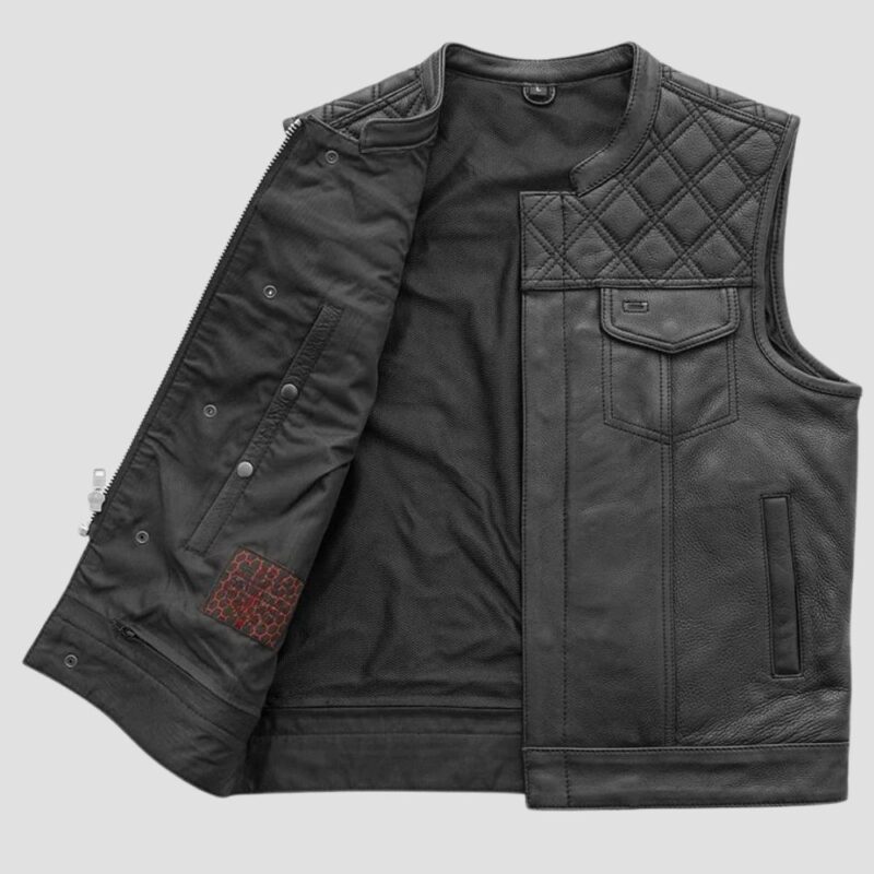 lambskin vest outfit