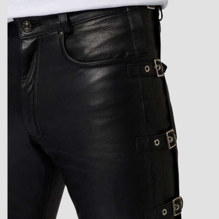 stylish leather outfit mens