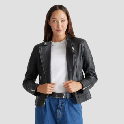 women leather moto jackets