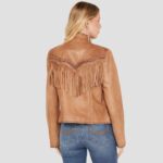 brown western jacket womens