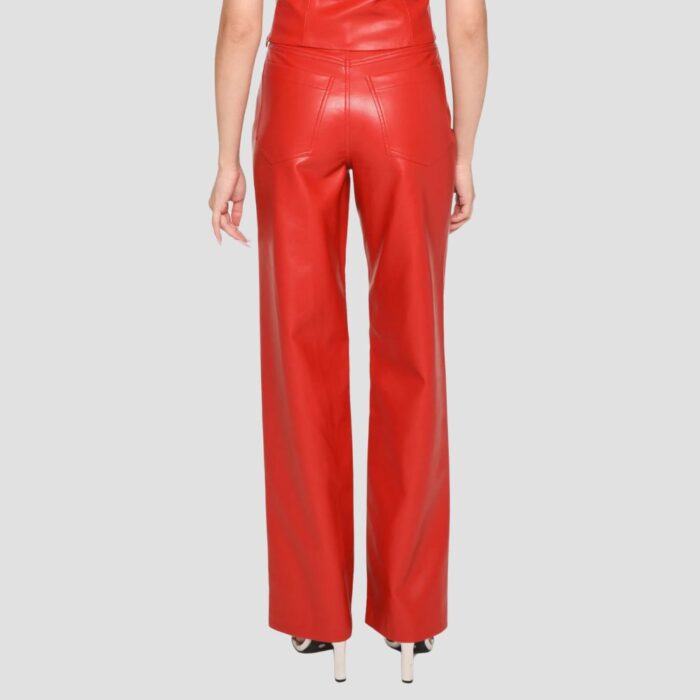 celebrity lambskin stylish pants