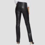 classic leather outfit women