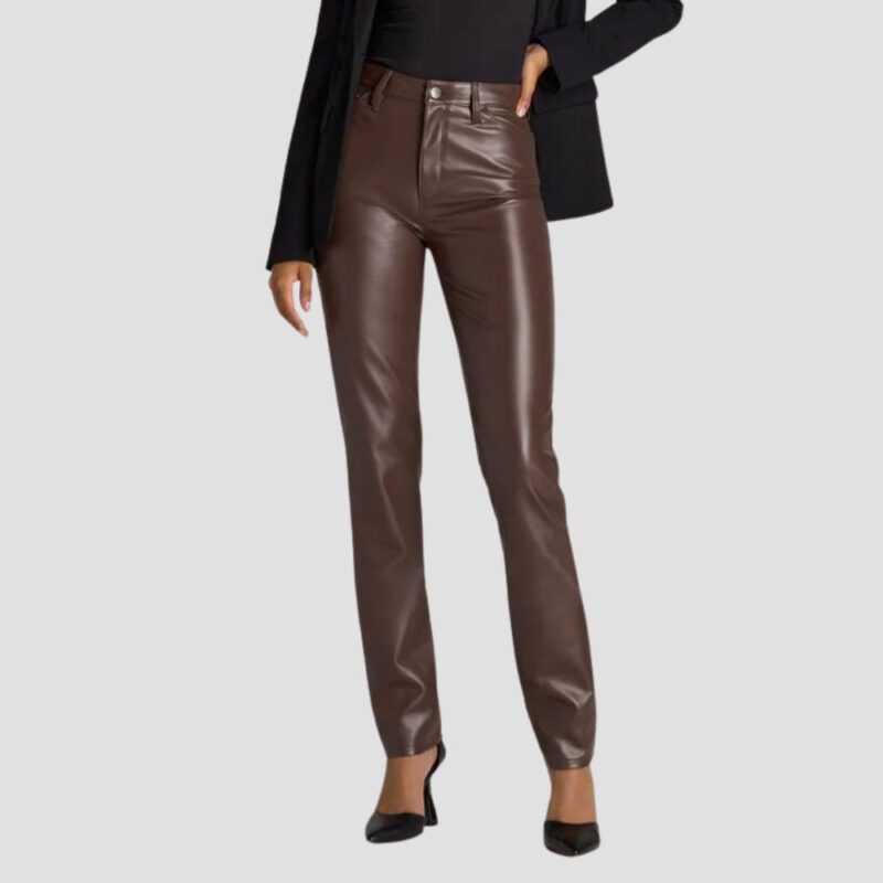 classic leather outfit women