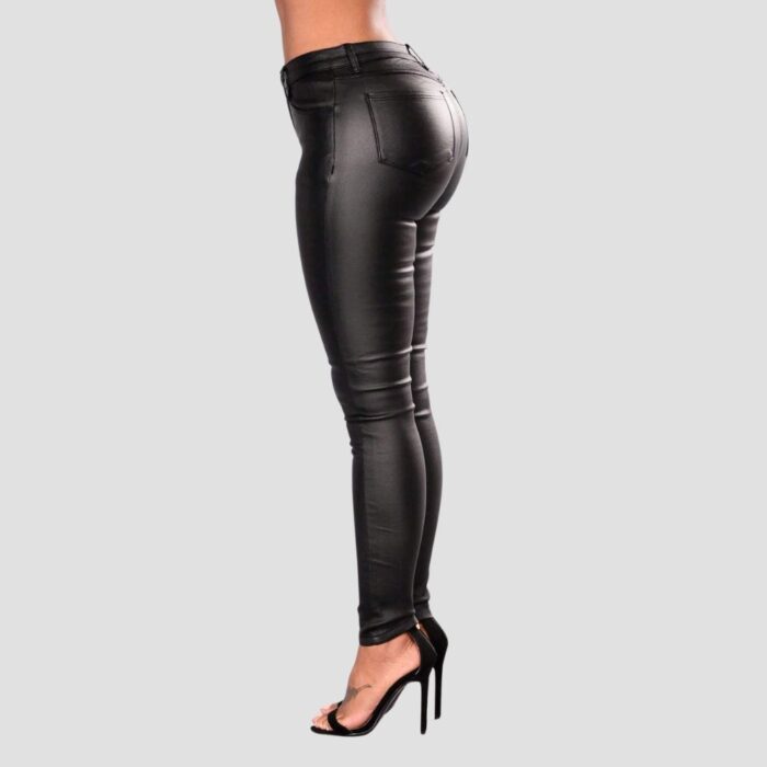 classic leather outfit women