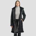 fur leather outfit womens