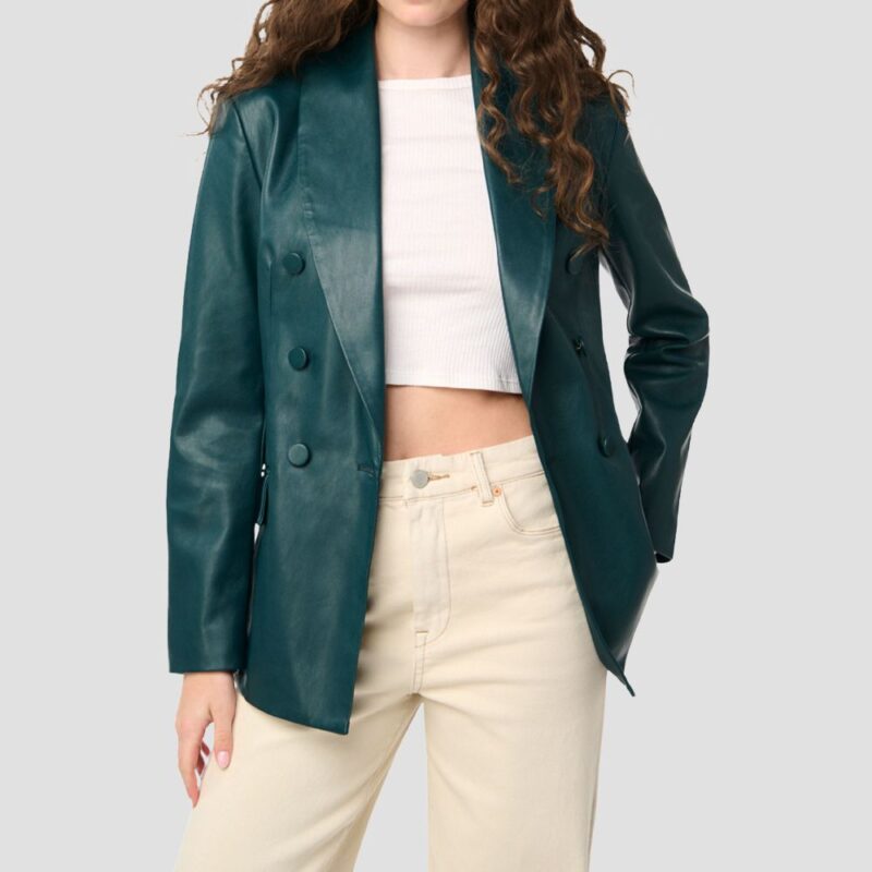 ladies genuine lambskin blazer