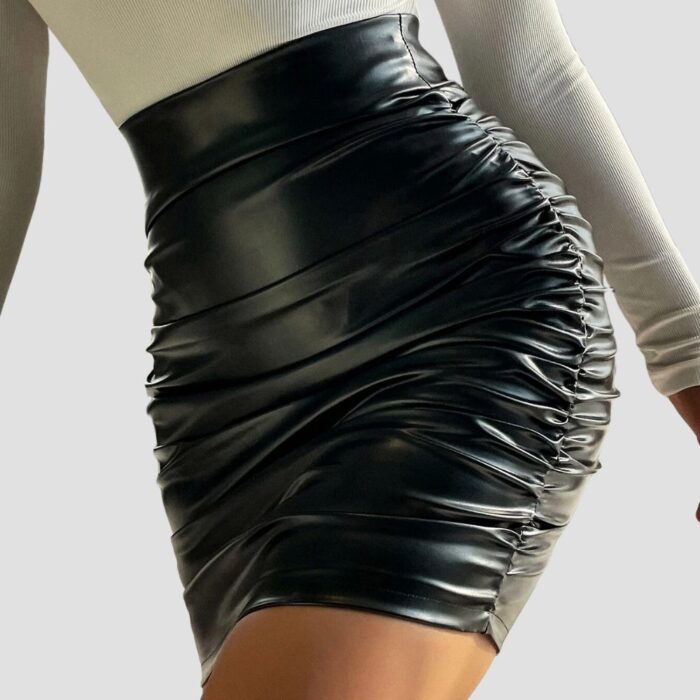 lambskin classic leather outfit