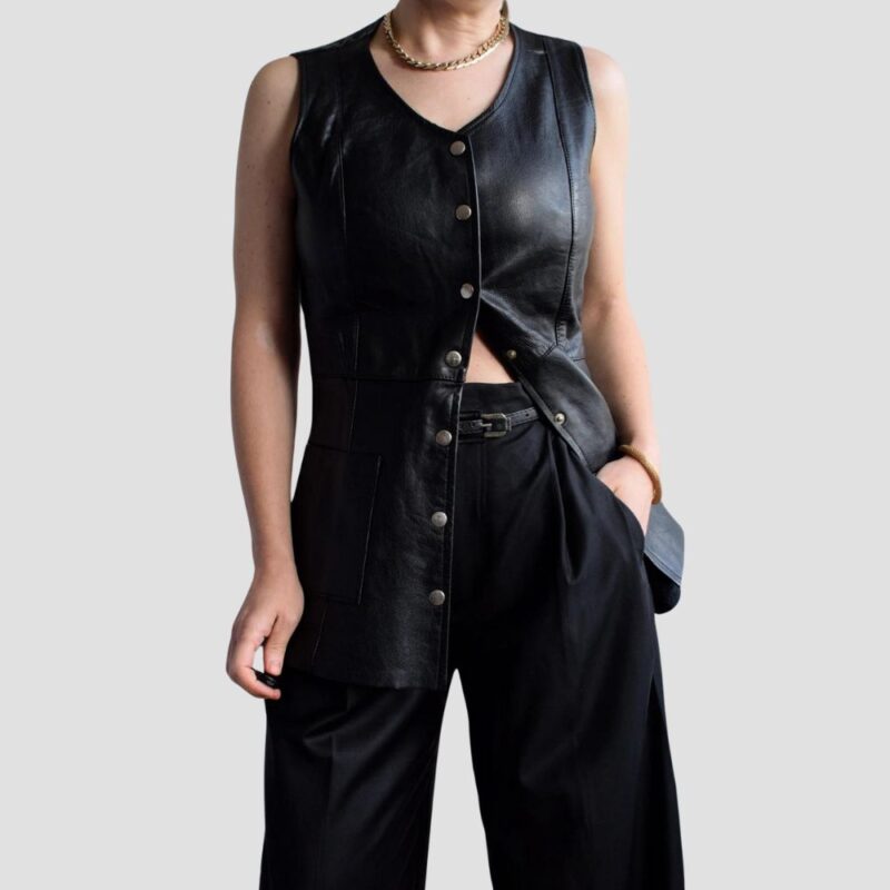 lambskin stylish leather outfits