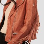 western leather jackets womens outfit