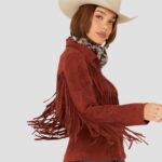 western leather outfit women