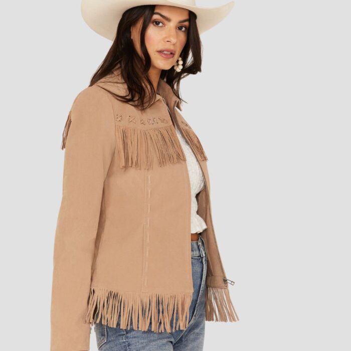 western stylish leather outfit