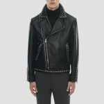 leather jacket mens punk