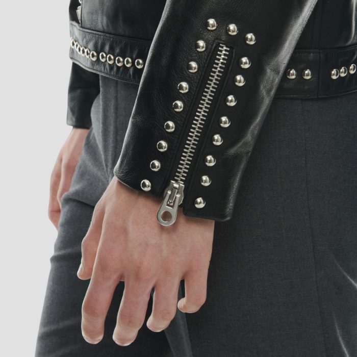 silver classic stud cuffs