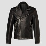 studded men leather outfit