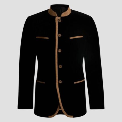 Men’s Bavarian Style Velvet Trachten Jackets
